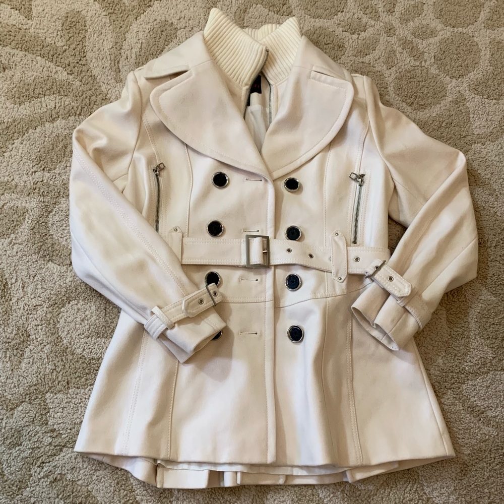 White Pea Coat